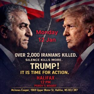 Rally Announcement, Halifax, 12 Jan 2026