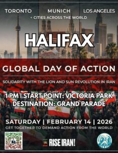 Rally Announcement, Halifax, 14 Feb. 2026